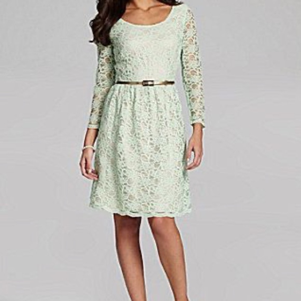 Alex Marie Simone Belted Dress